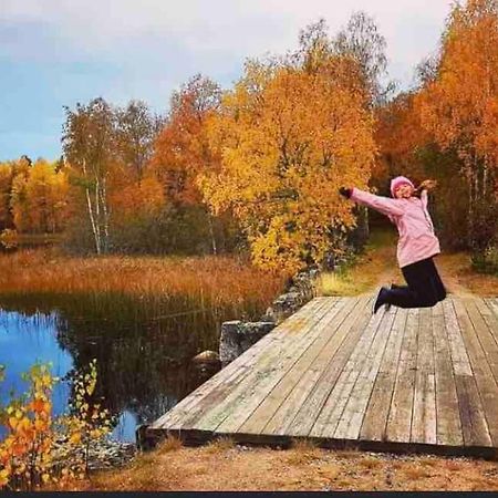 Egen Stuga Och Vedeldad Bastu Linghed Dış mekan fotoğraf